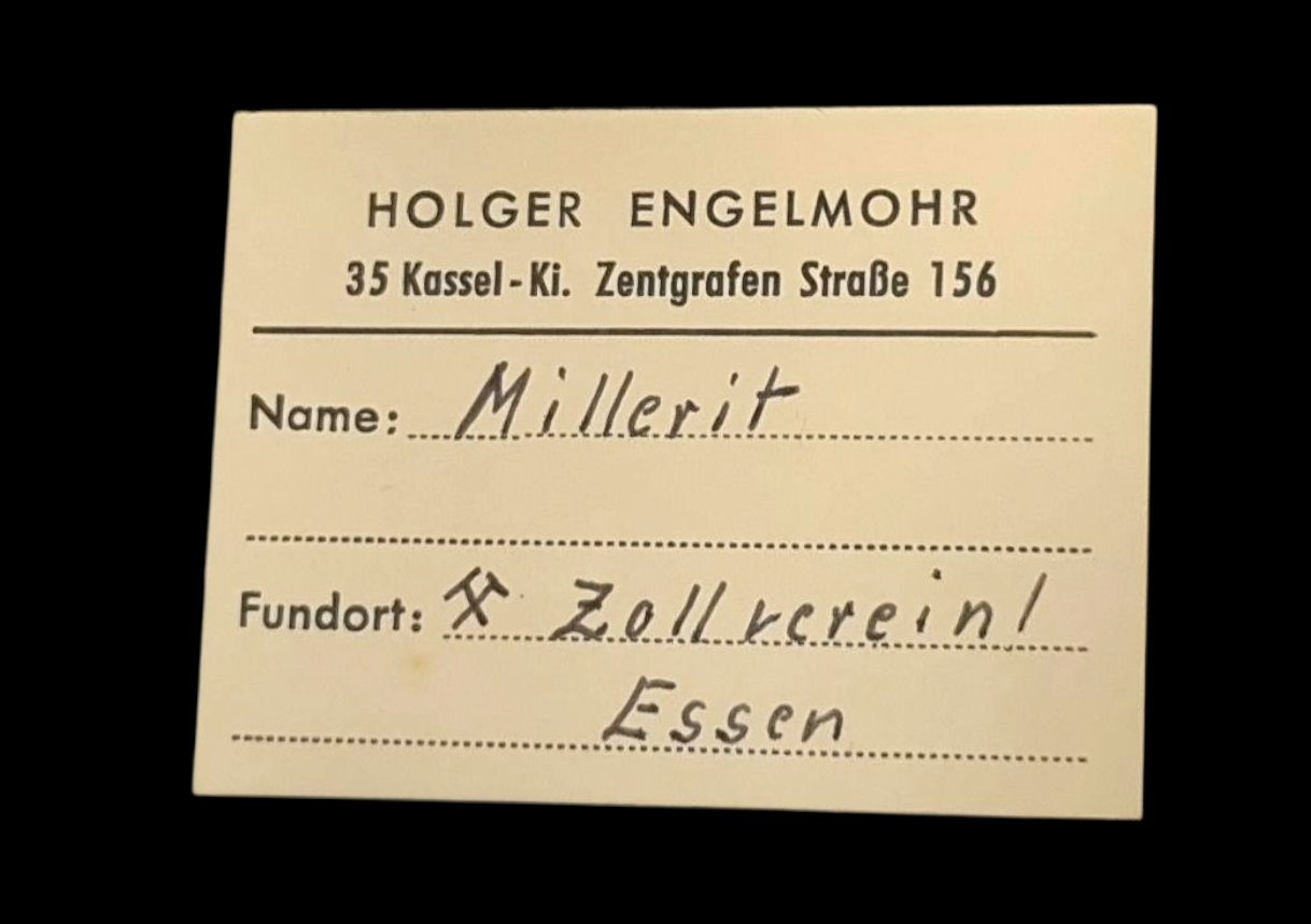 Millerit/e - Zeche Zollverein, Essen