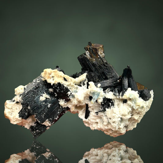 Siderit/e, Schörl Turmalin/e, Aquamarin/e - Erongo, Namibia