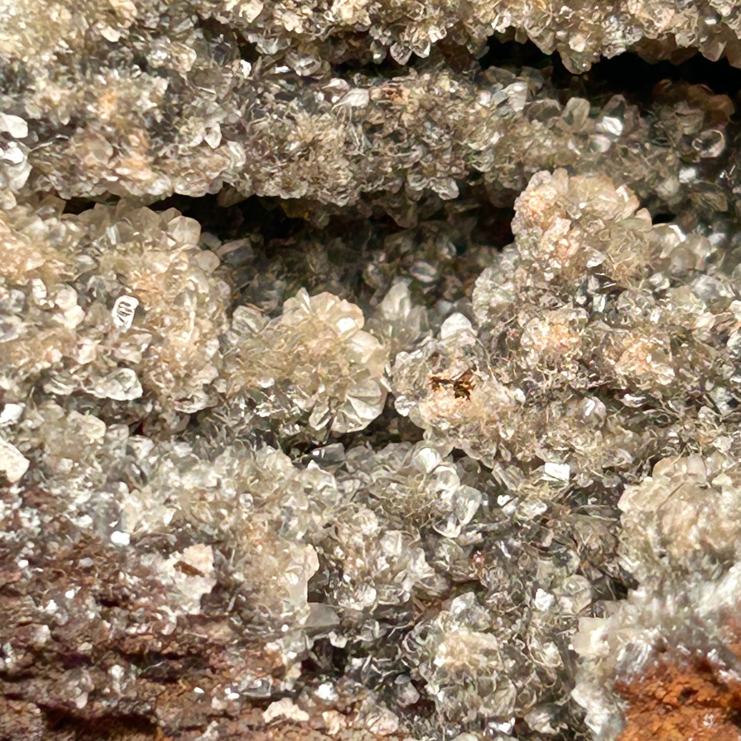 Tarbuttite, Hopeite - Kabwe, Zambia