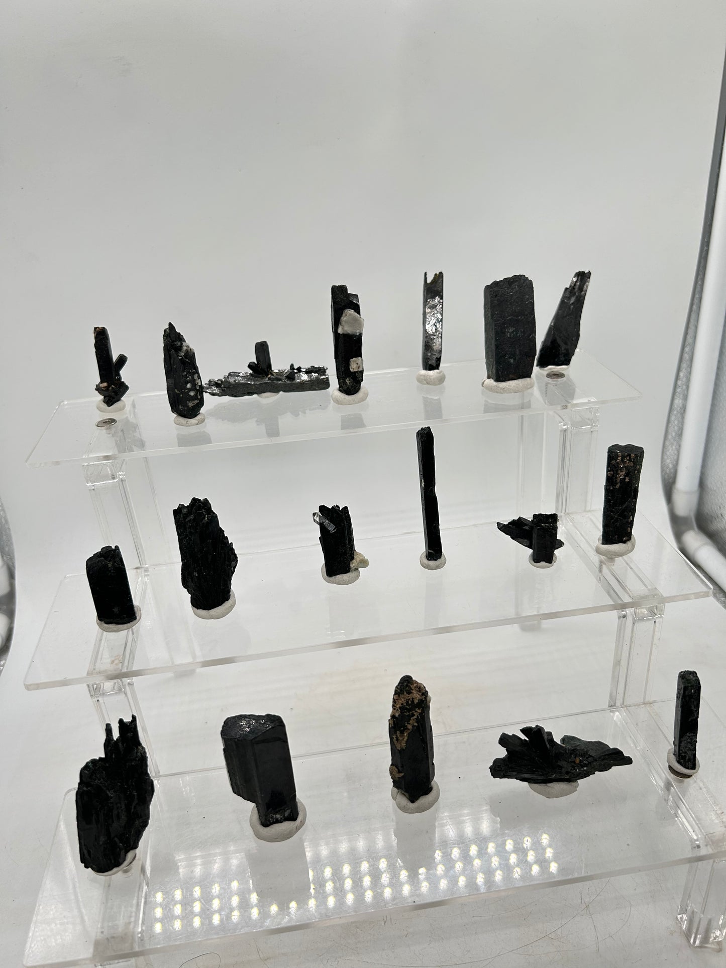 18 x Aegirin/e, Zircone - Mt. Malosa, Malawi