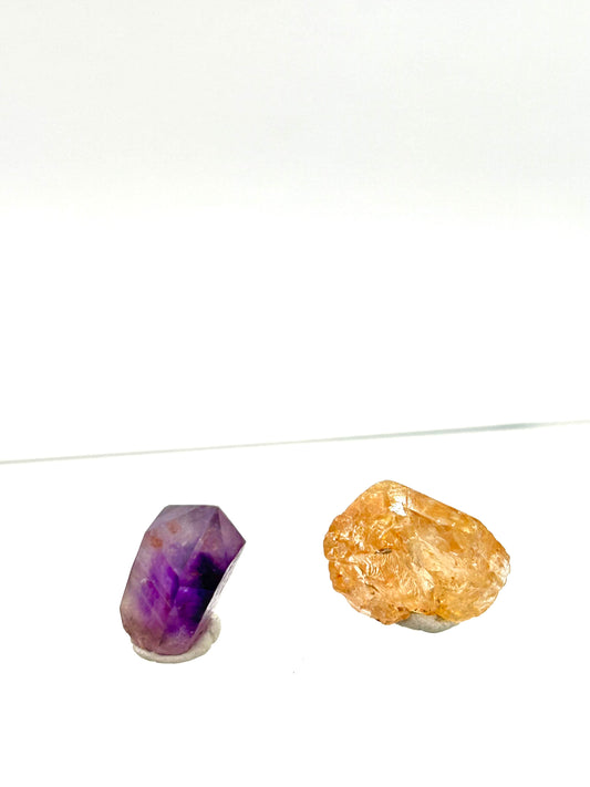 Imperial Topaz, Amethyst - Zambia