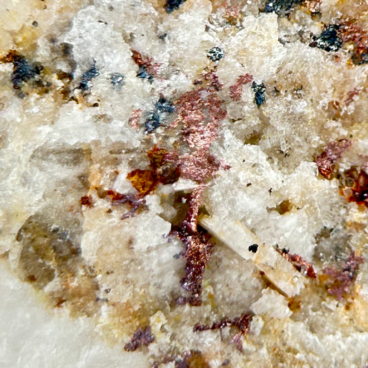 Nat. Silver/ged. Silber, nat. Copper/ged. Kupfer, Cuprit/e - Grube Clara