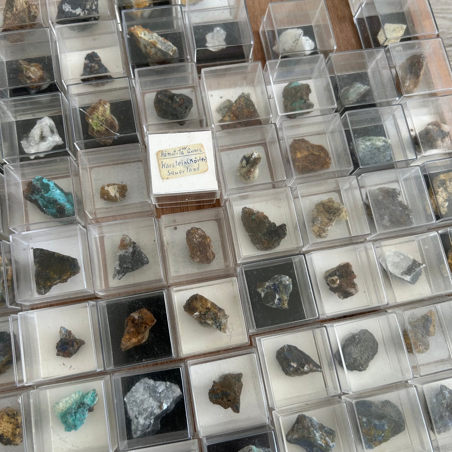 Micromount-Sammlung „Sauerland-Raritäten“ 350 Stück
