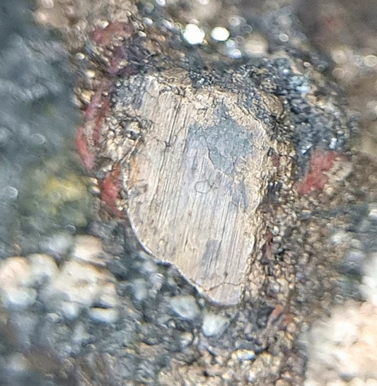 Wismut, gediegen/Native Bismuth - Hartenstein, Erzgebirge