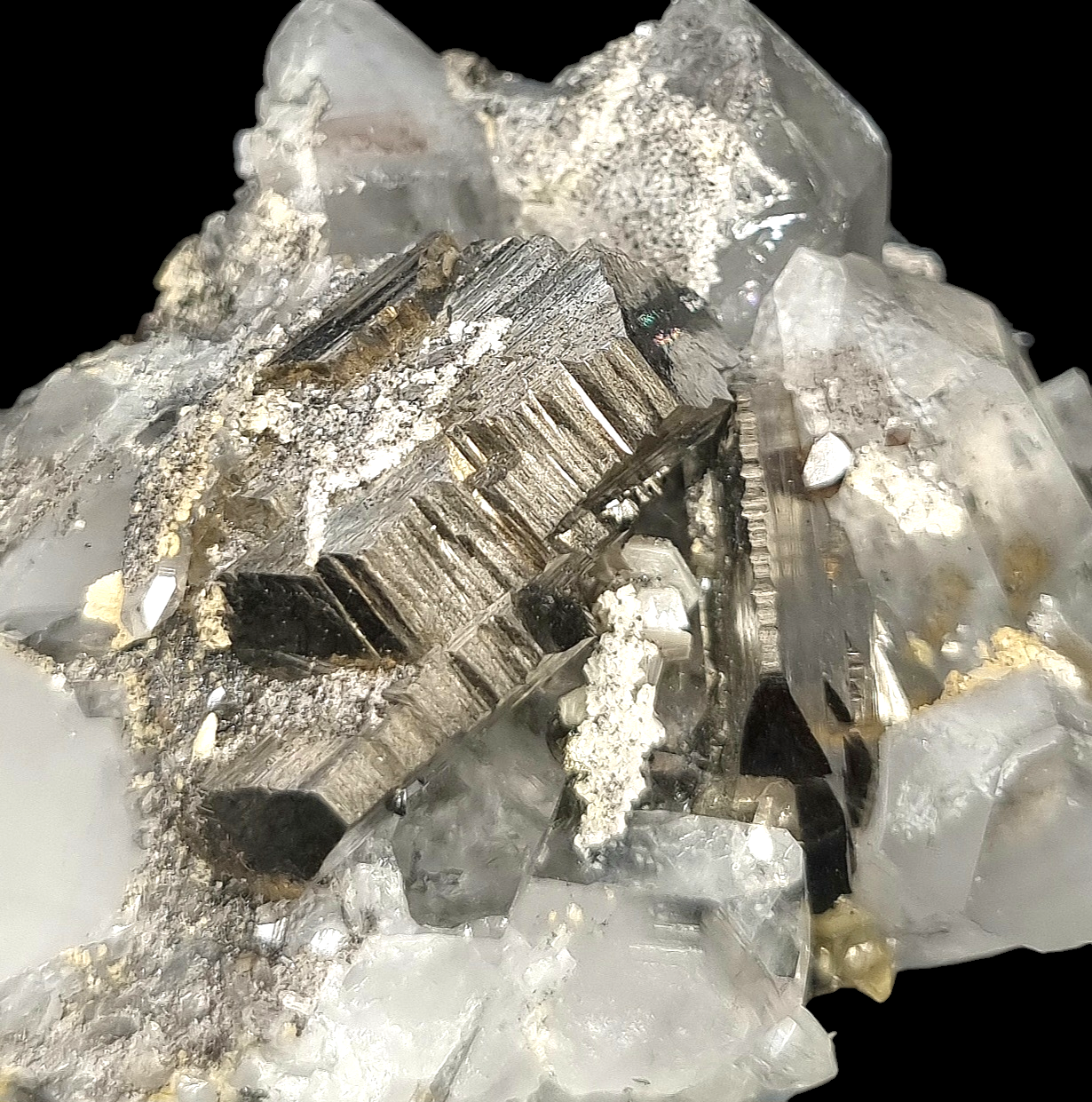 Arsenopyrit/e, Quarz/Quartz, Scheelit/e, Stannit/e - Yaogangxian, China