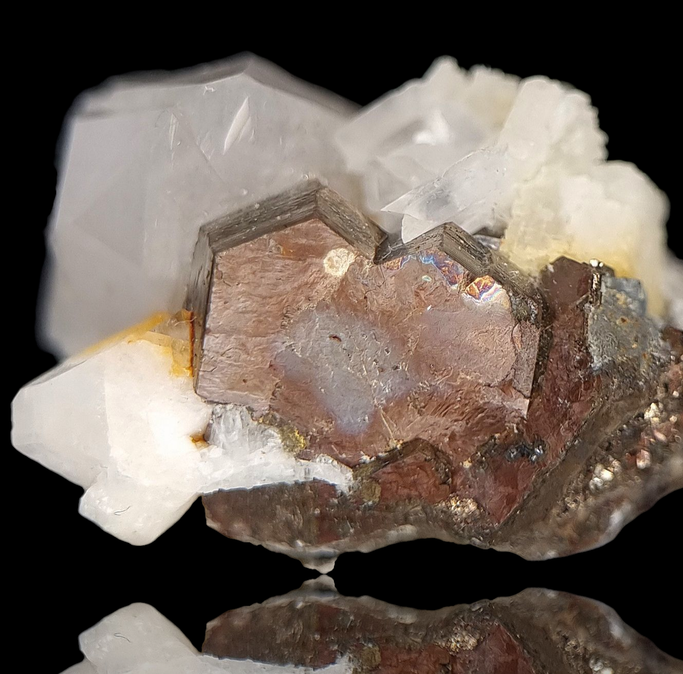 Pyrrhotin & Quarz/Pyrrhotite & Quartz - Furkabasistunnel, Uri 🇨🇭