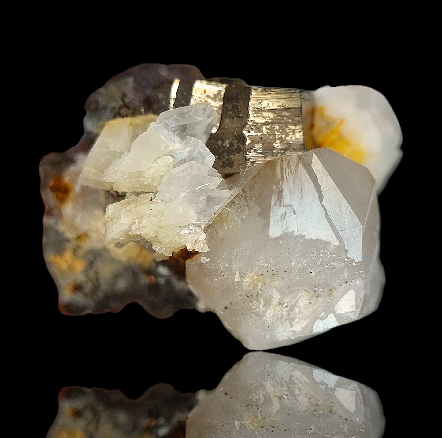 Pyrrhotin & Quarz/Pyrrhotite & Quartz - Furkabasistunnel, Uri 🇨🇭