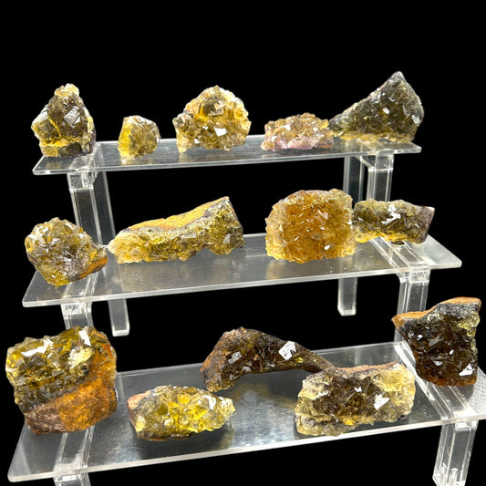 14x Fluorite - Okorusu, Namibia