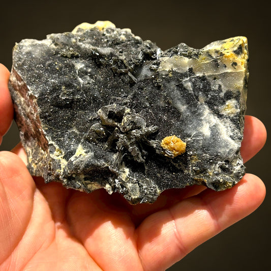 Valentinite, Stibnite - Xikuangshan, China