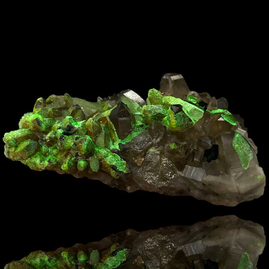 Hyalit/e & Rauchquarz/Smoky Quartz - Erongo, Namibia