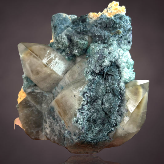 Phantomquartz & Fluorit/e & Ilmenite - Erongo, Namibia