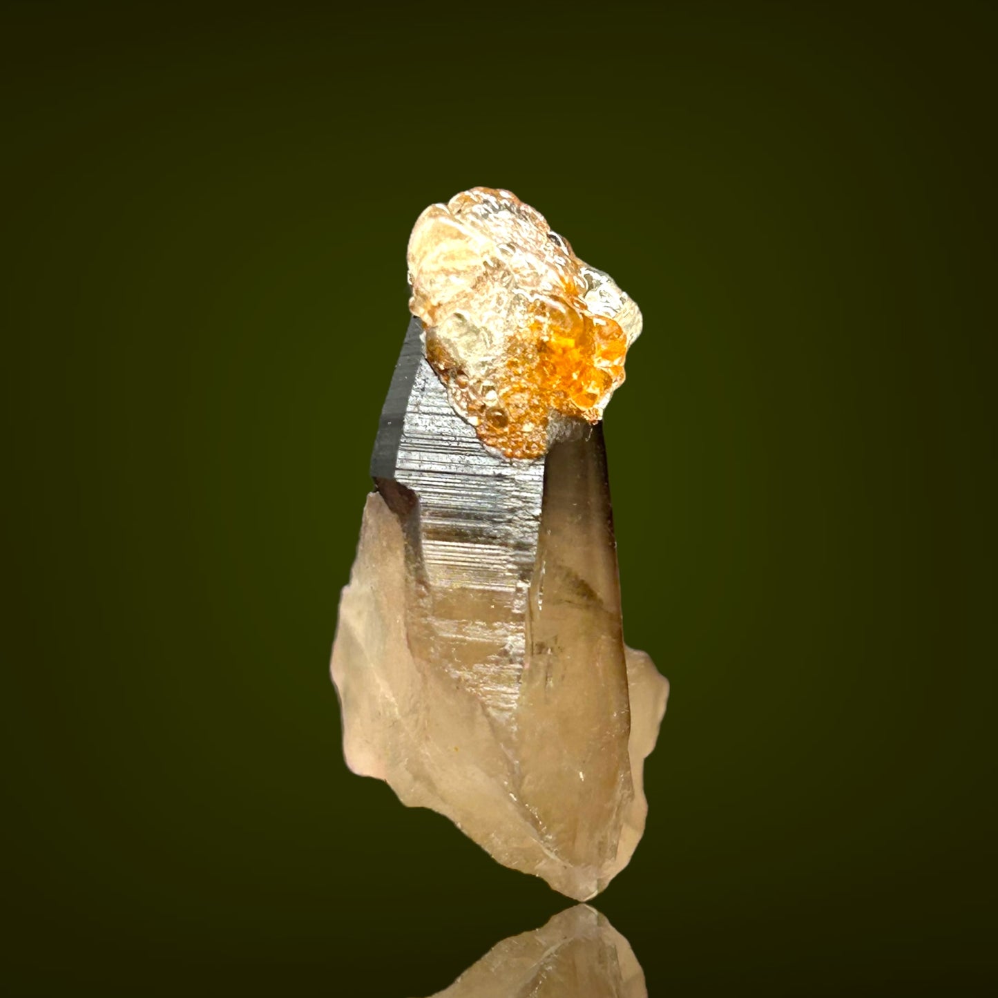 Hyalit/e & Rauchquarz/Smoky Quartz - Erongo, Namibia