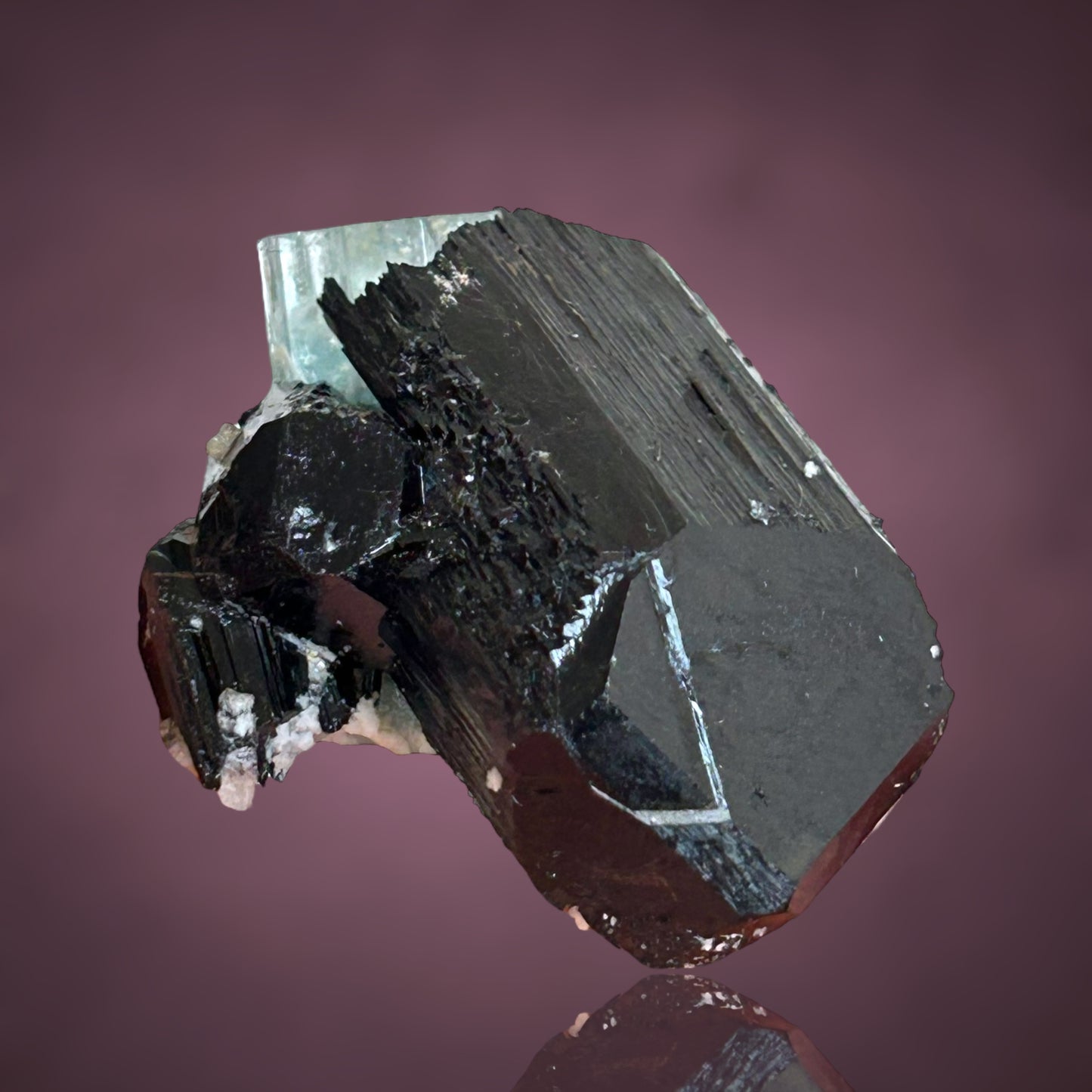 Aquamarin, Schörl-Turmalin - Erongo, Namibia