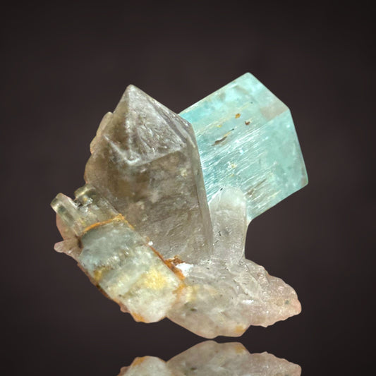 Aquamarin/e, Rauchquarz/smokyquartz - Erongo, Namibia