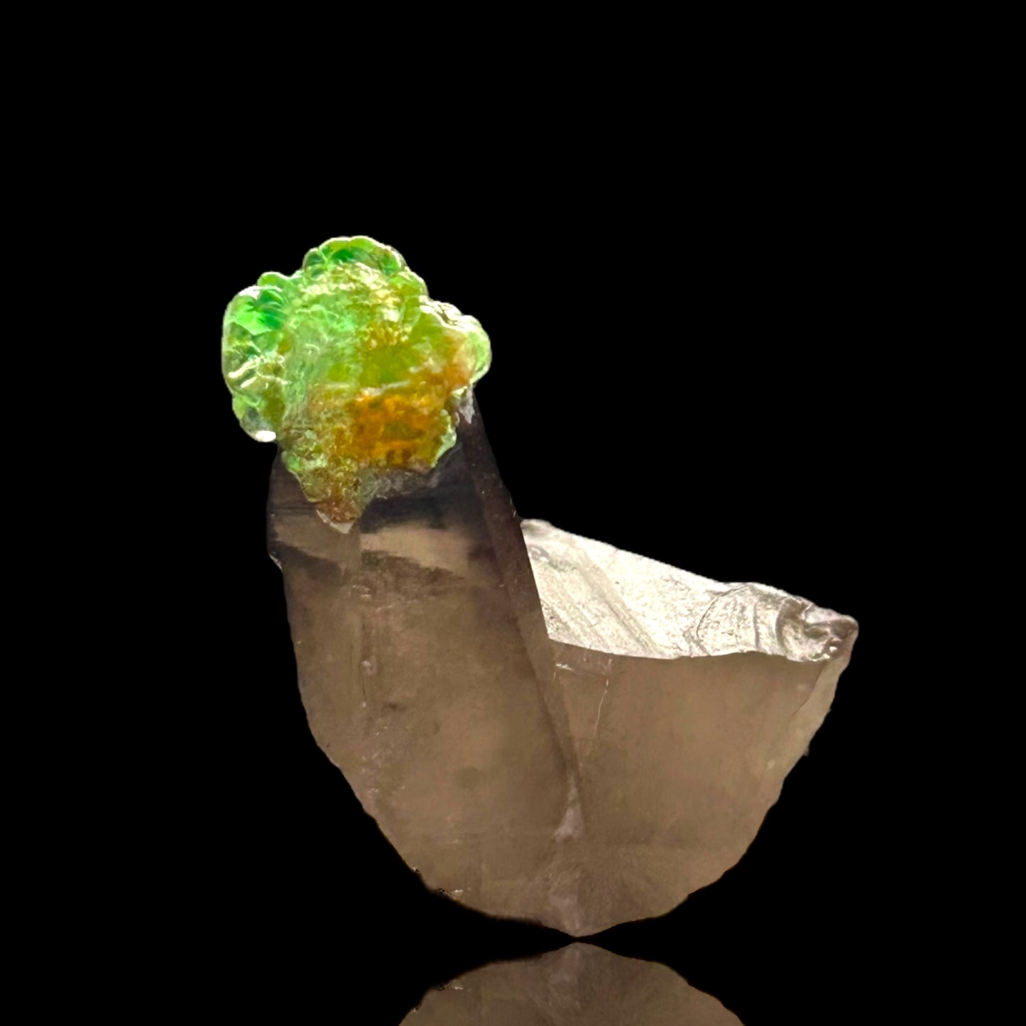 Hyalit/e & Rauchquarz/Smoky Quartz - Erongo, Namibia