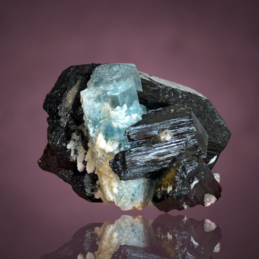 Aquamarin, Schörl-Turmalin - Erongo, Namibia