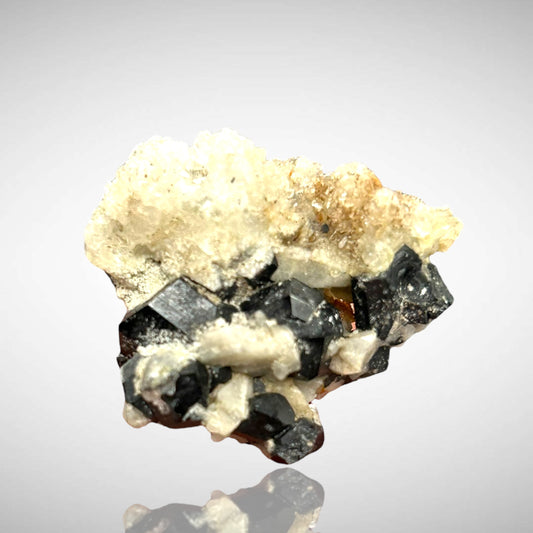Hyalite on Schorl Tourmaline - Erongo, Namibia