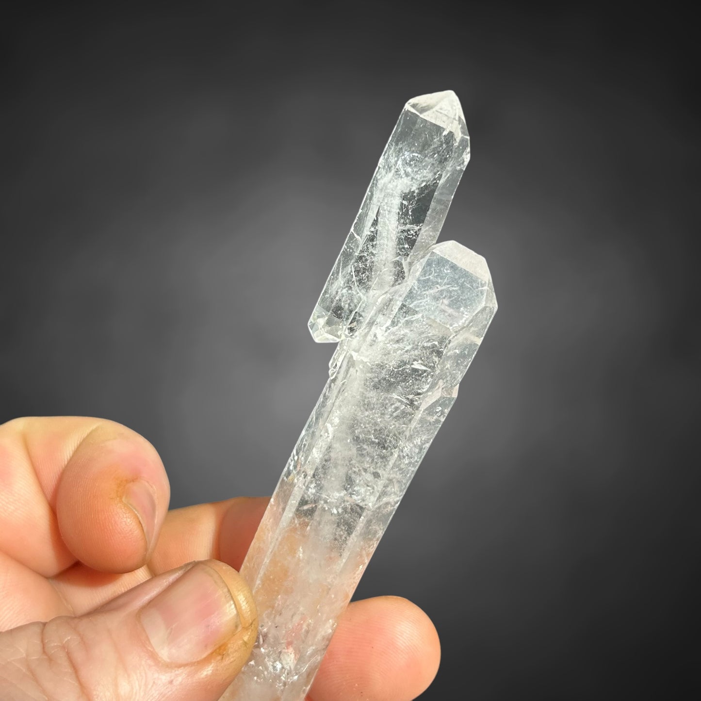 FadenQuarz Doppelender/DT - Goboboseb, Namibia