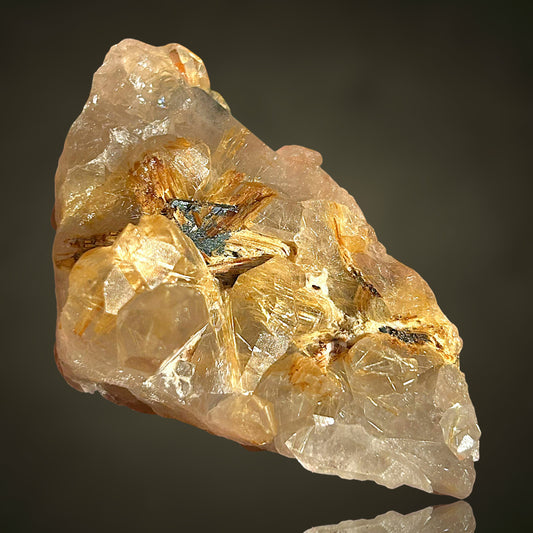 Rutilquarz, Hämatit – Novo Horizonte, Brasilien