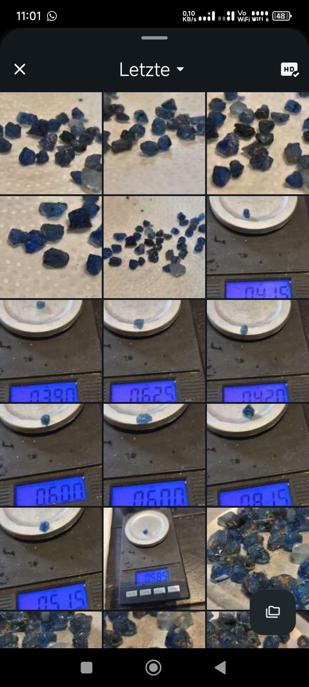 20 ct Hauyn/e *0.5-1.7 ct* each stone 🇩🇪