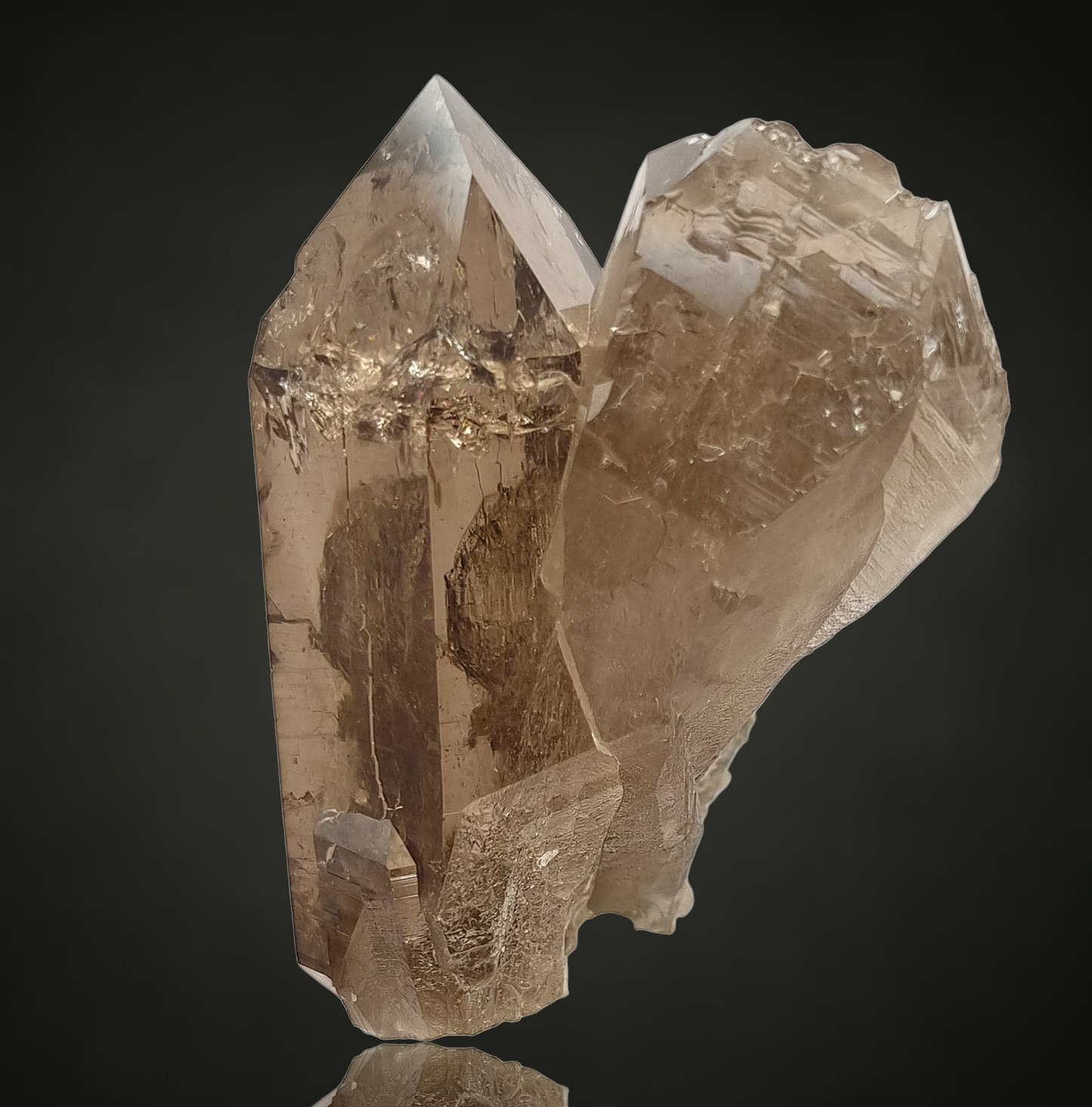 Smoky Quartz - Tiefen Glacier, Uri, Switzerland