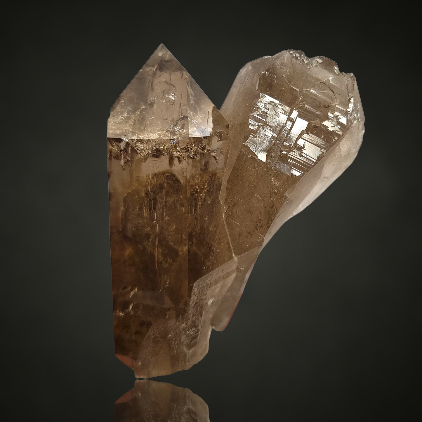 Smoky Quartz - Tiefen Glacier, Uri, Switzerland
