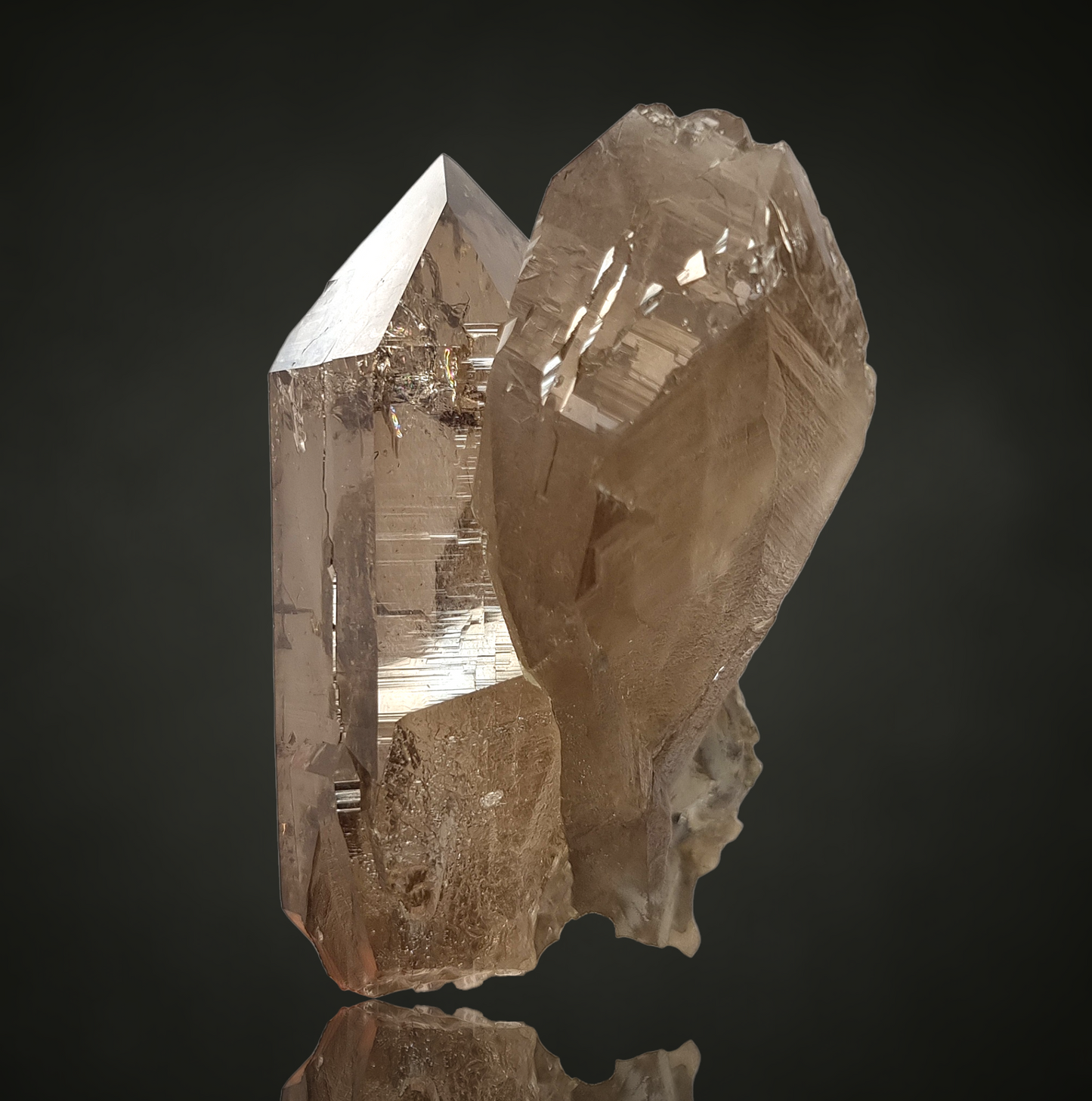 Smoky Quartz - Tiefen Glacier, Uri, Switzerland