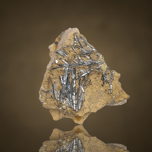 Stibnite - Sorgente Solfurea, Tuscany, Italy