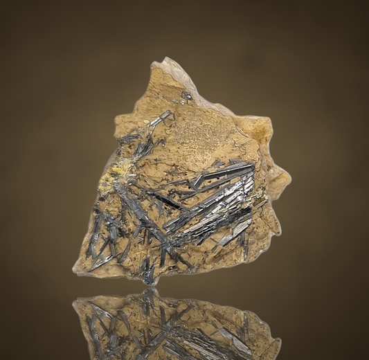 Stibnit - Sorgente Solfurea, Toskana, Italien