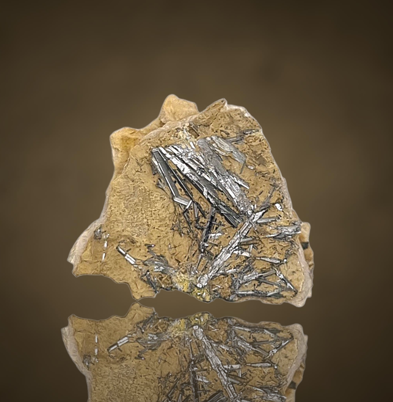 Stibnite - Sorgente Solfurea, Tuscany, Italy