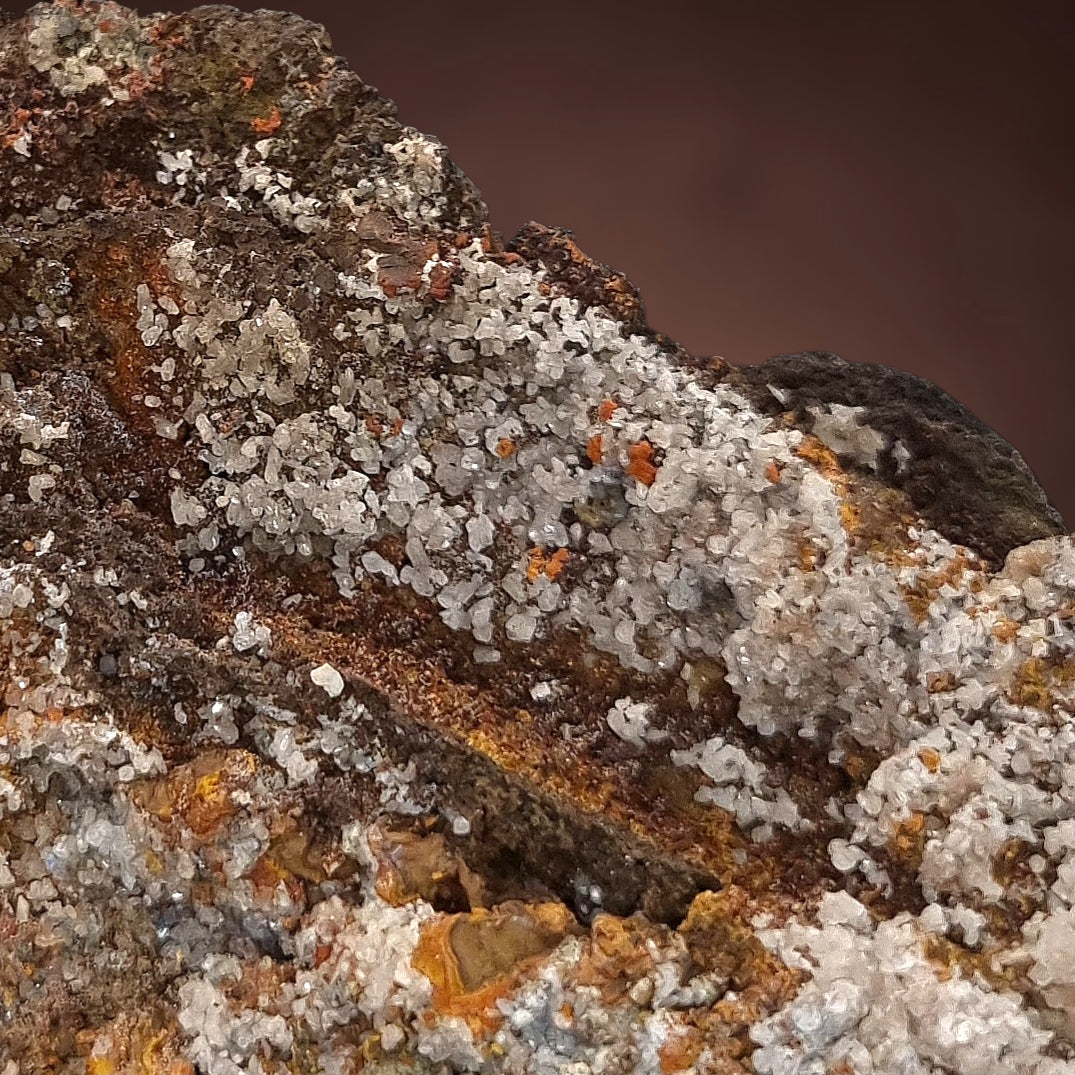 Tarbuttite (TL) & Hopeite - Kabwe Mine (Broken Hill), Zambia