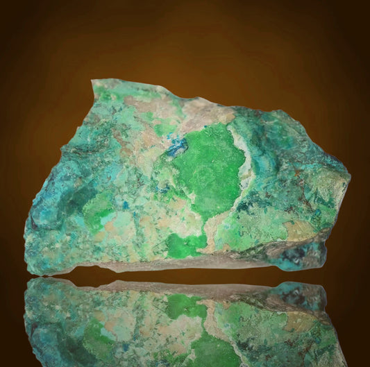 Arhbarite & Guanacoite (TL) - Guanaco Mine, Chile