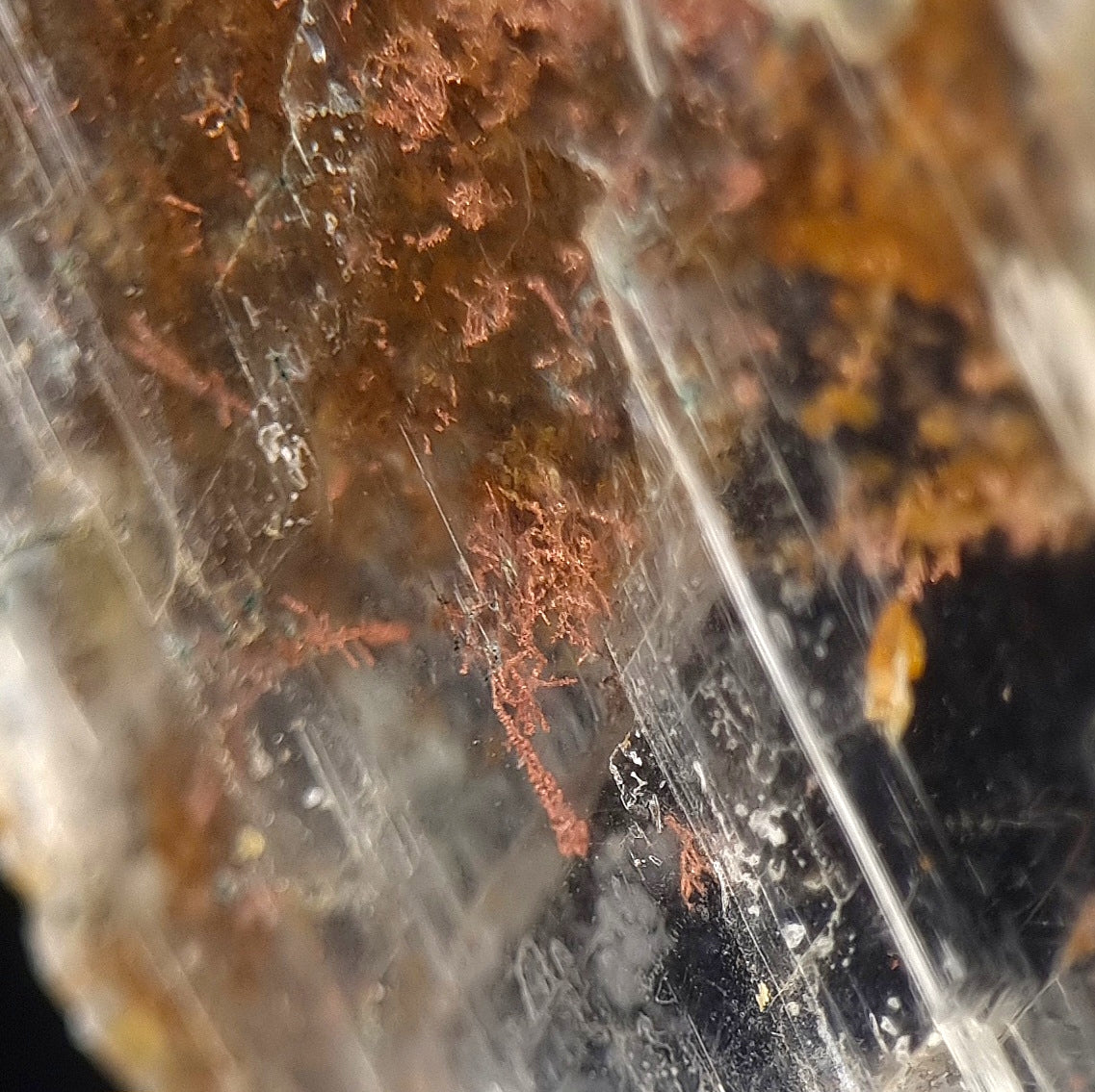 Copper in Gypsum - Arizona, USA