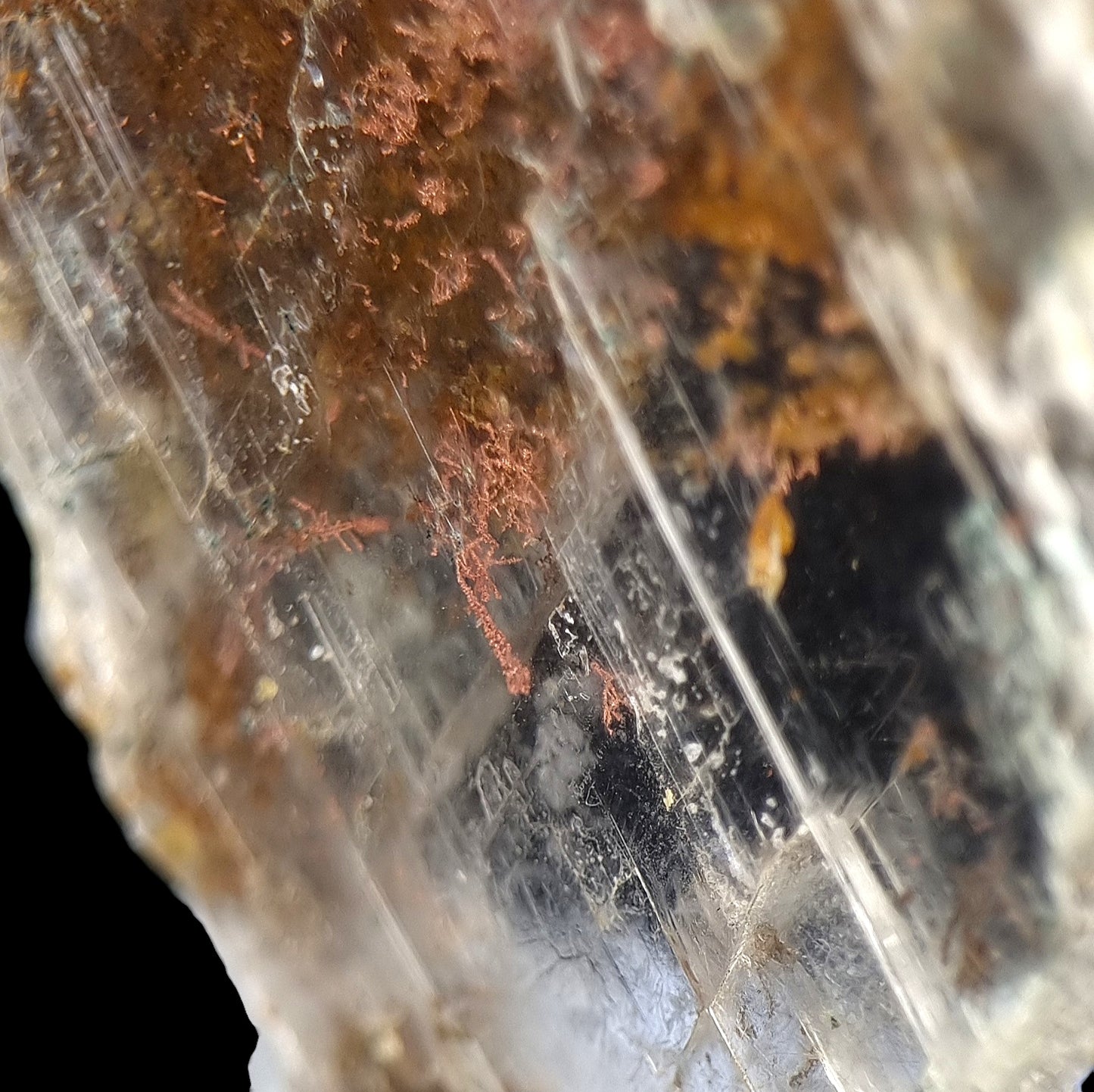 Copper in Gypsum - Arizona, USA