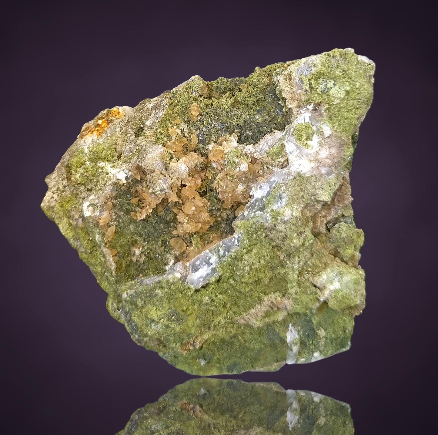 Stilbit, Epidot - Stbr. Huneberg, Harz
