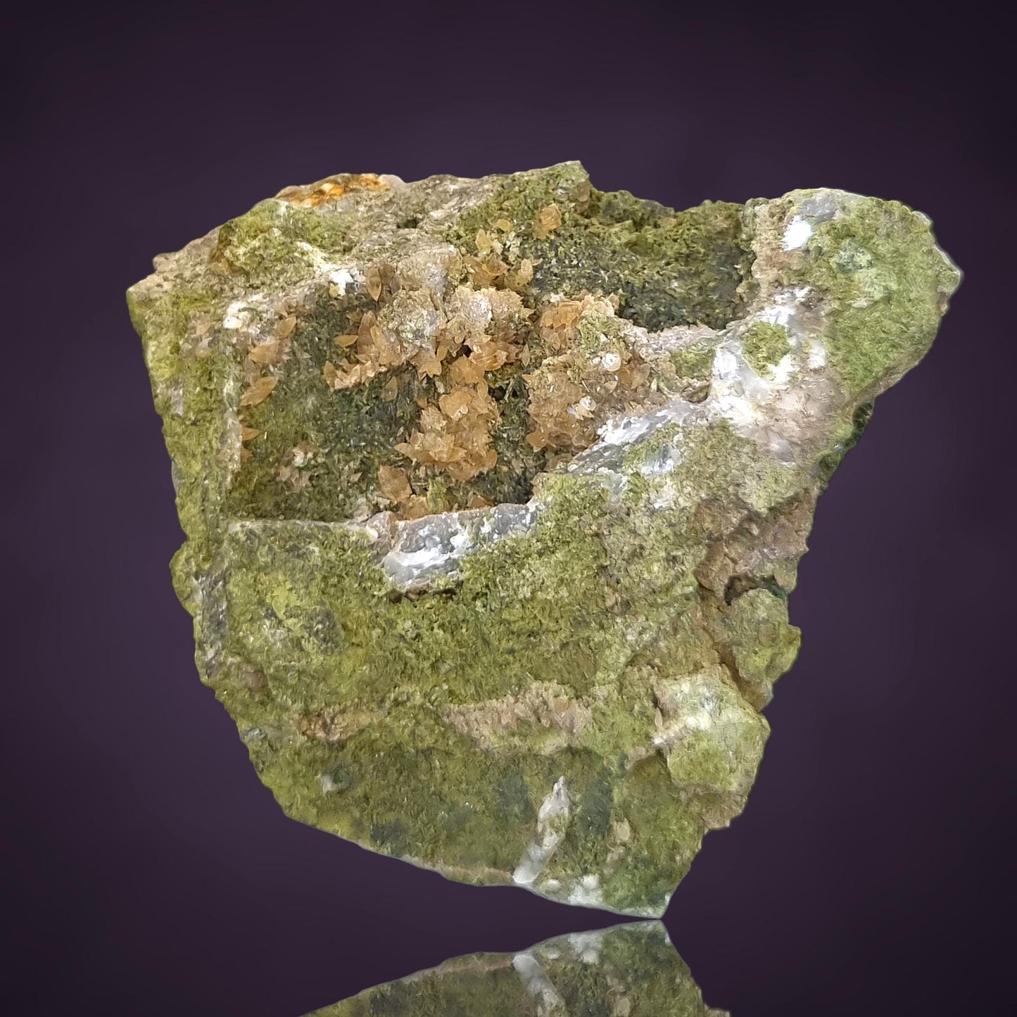 Stilbit, Epidot - Stbr. Huneberg, Harz