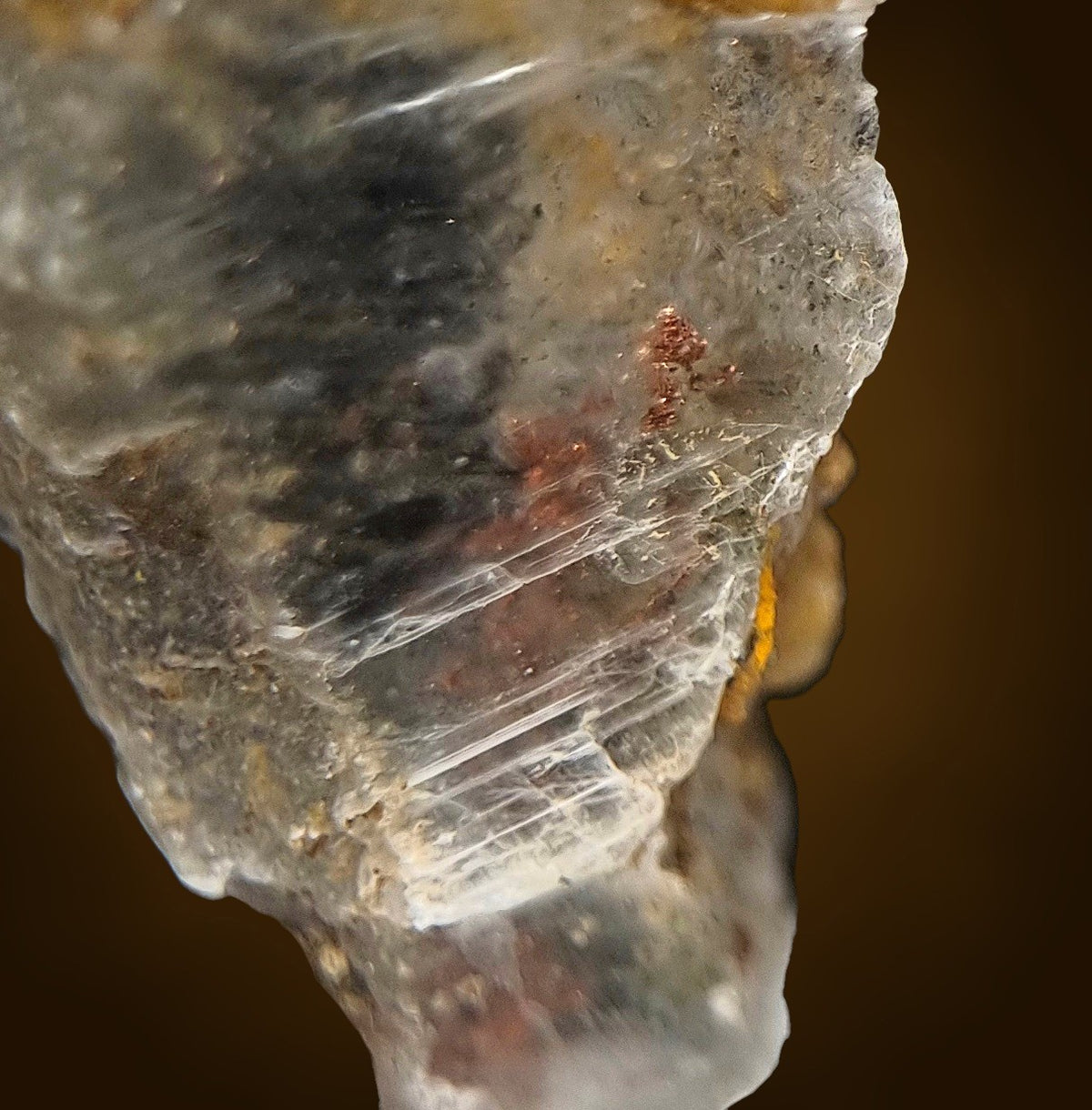 Copper in Gypsum - Arizona, USA