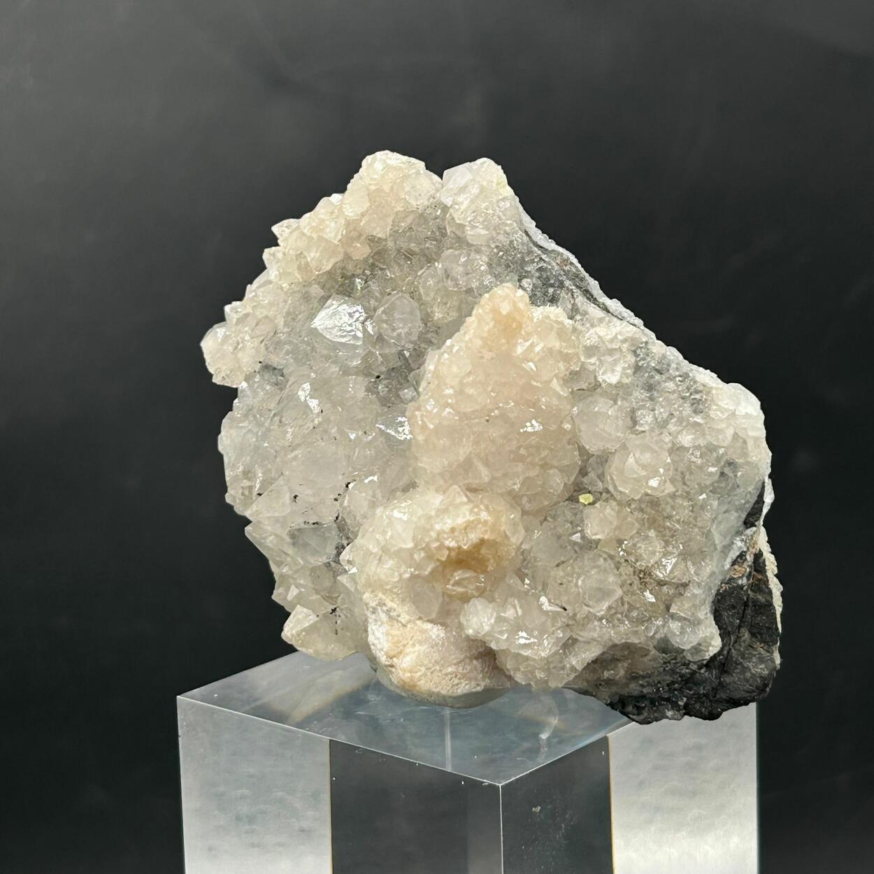 Quartz & Sphalerite - Tsumeb Mine, Namibia