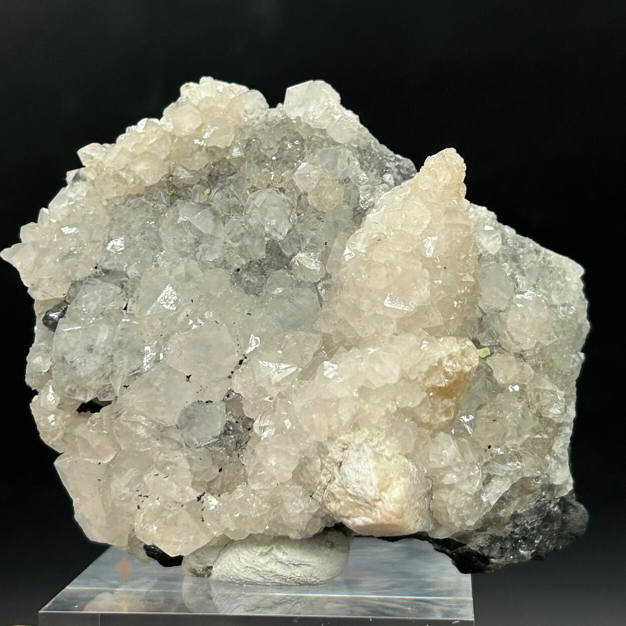 Quartz & Sphalerite - Tsumeb Mine, Namibia