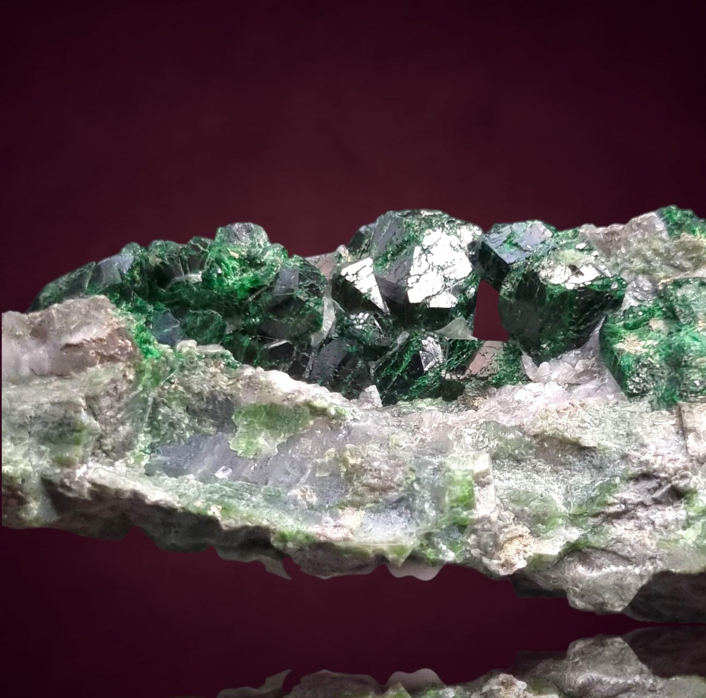 Uwarowit/Uvarovite - Outokumpu, Finnland