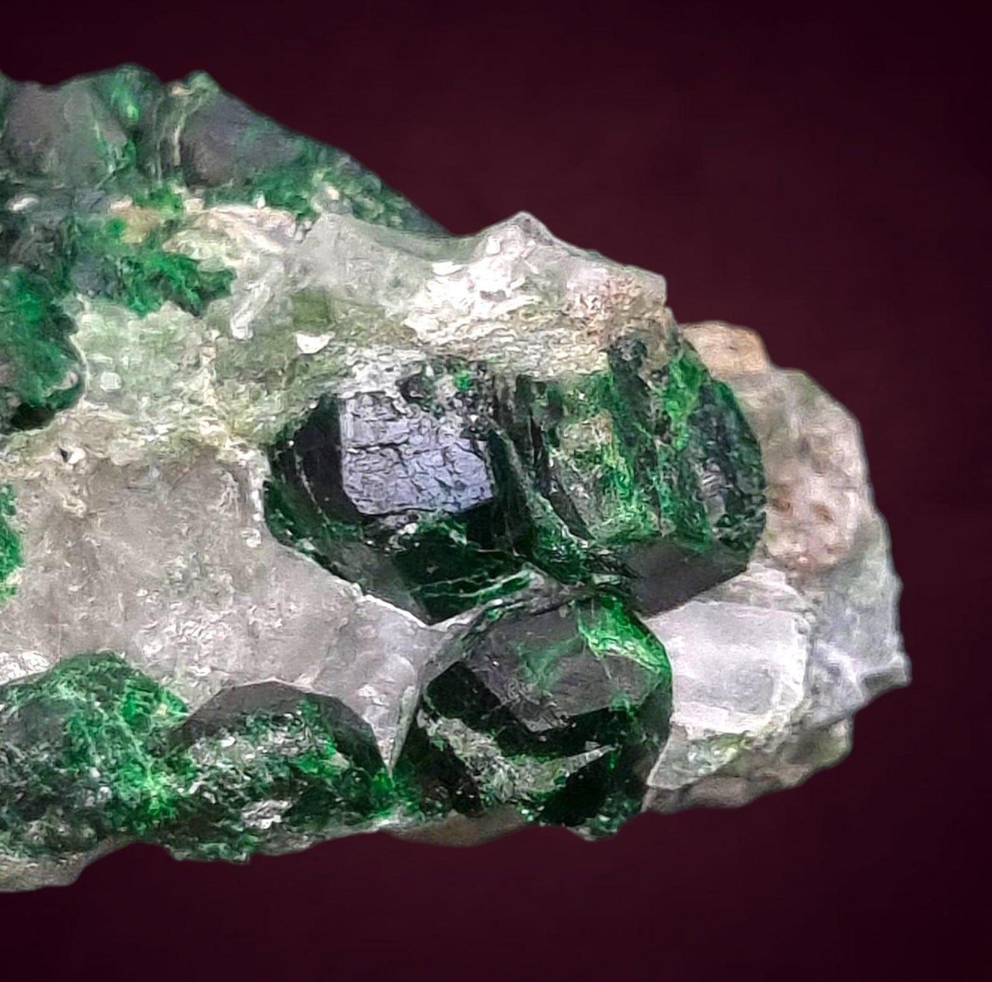 Uwarowit/Uvarovite - Outokumpu, Finnland