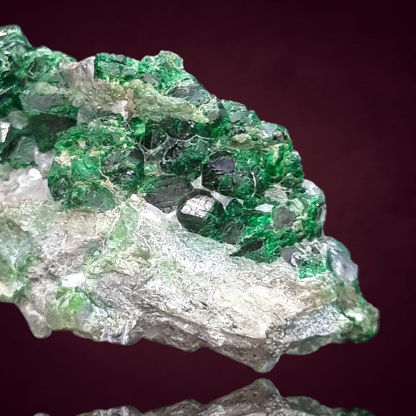 Uwarowit/Uvarovite - Outokumpu, Finnland