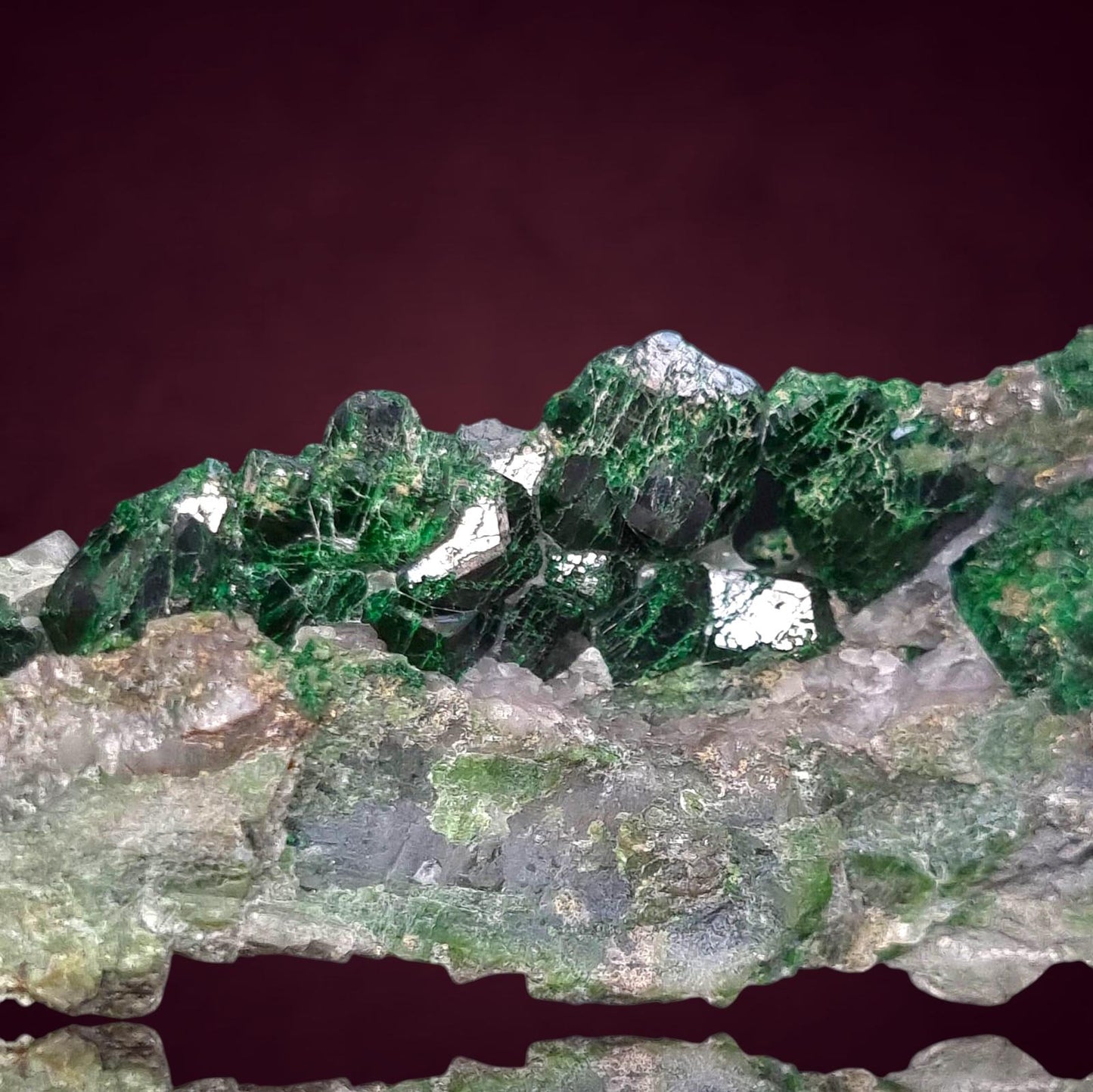 Uwarowit/Uvarovite - Outokumpu, Finnland
