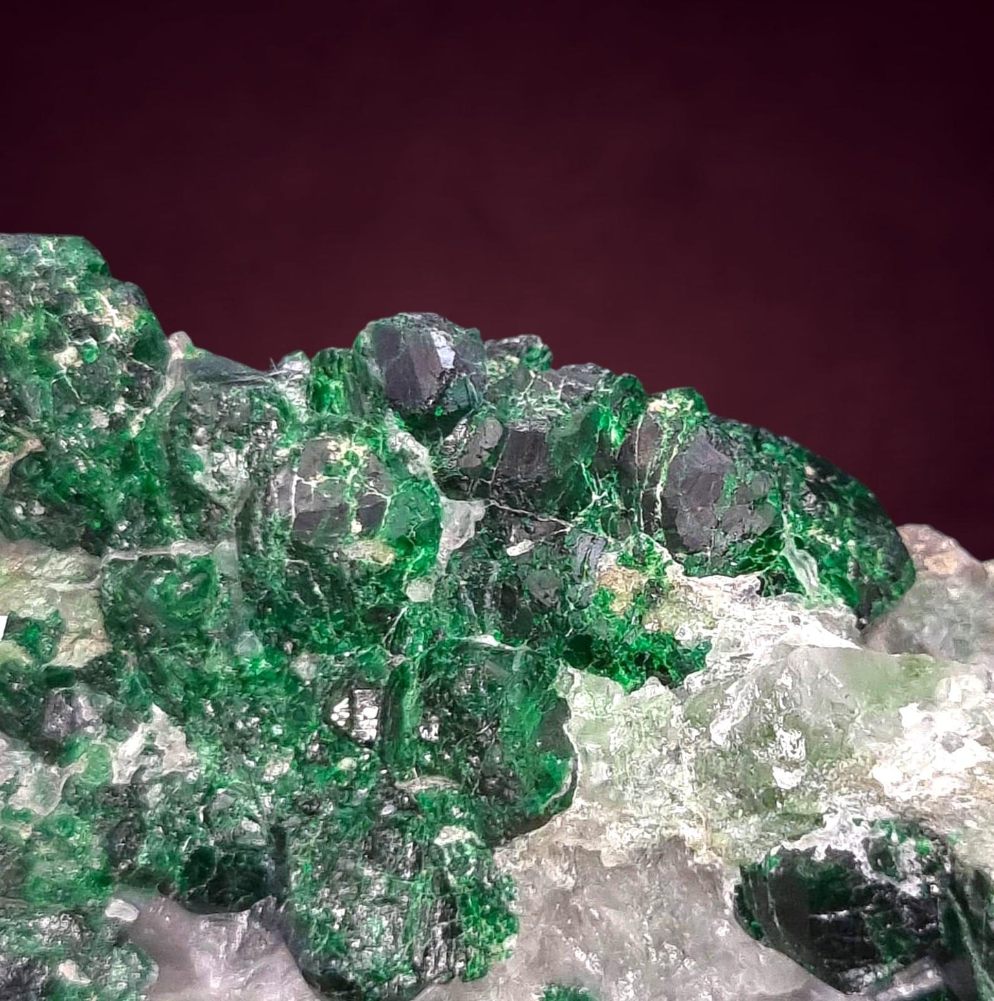 Uwarowit/Uvarovite - Outokumpu, Finnland