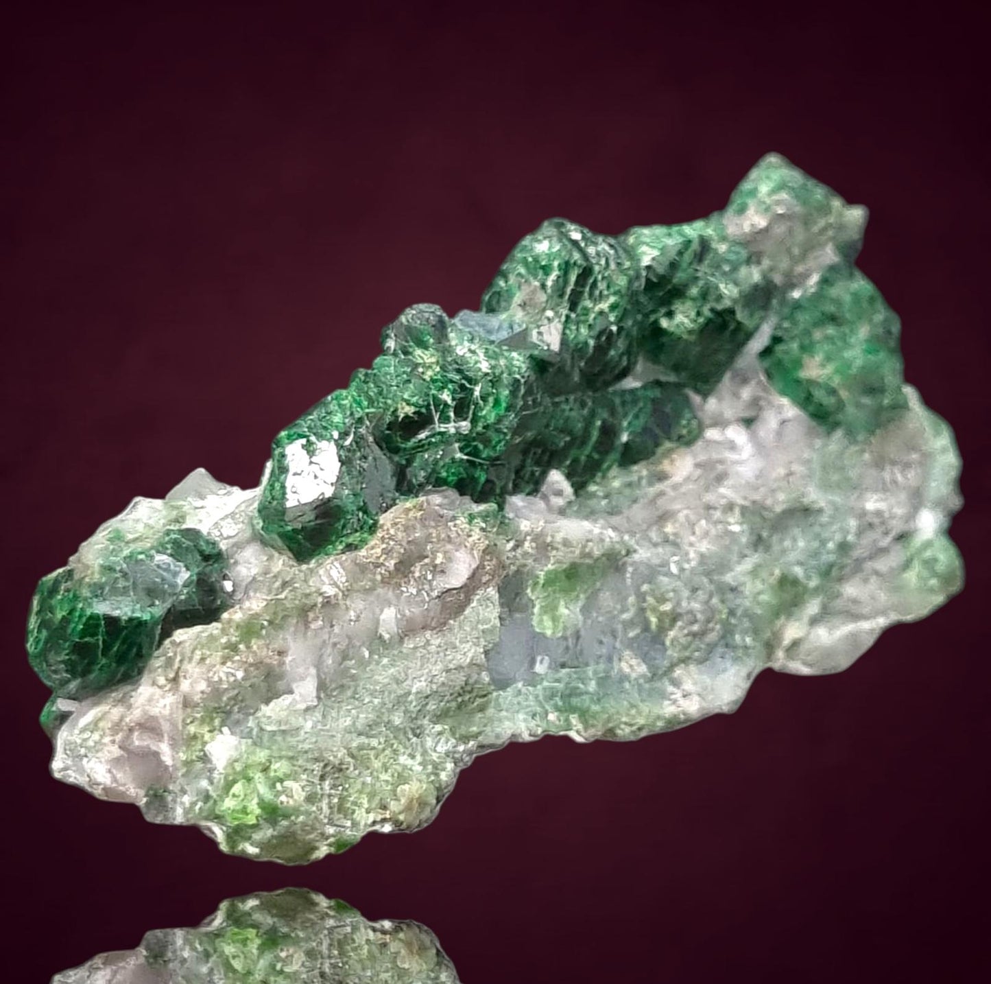 Uwarowit/Uvarovite - Outokumpu, Finnland