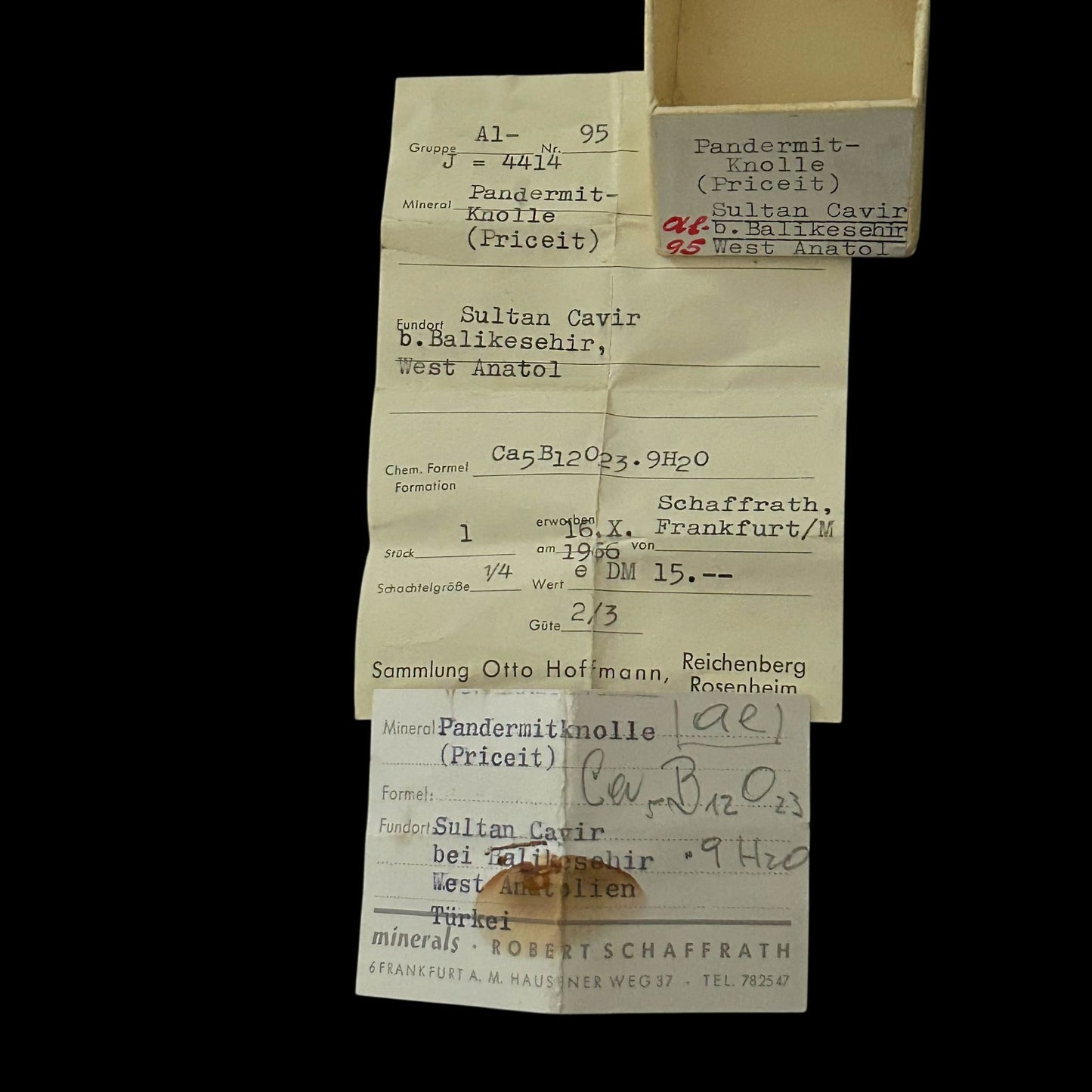 Priceite Var. Pandermite - Balikesir, Turkey