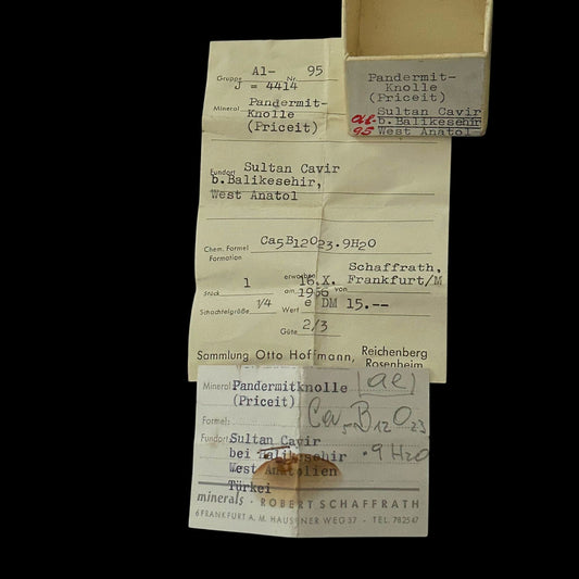 Priceite Var. Pandermite - Balikesir, Turkey