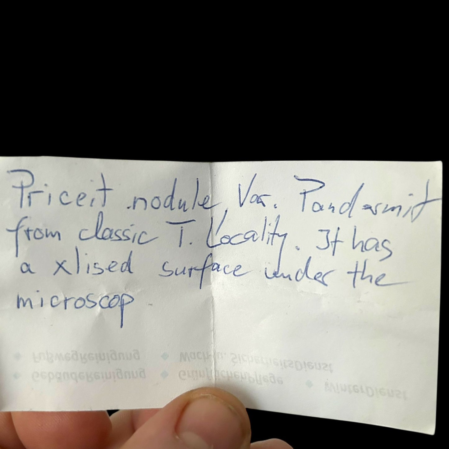 Priceite Var. Pandermite - Balikesir, Turkey