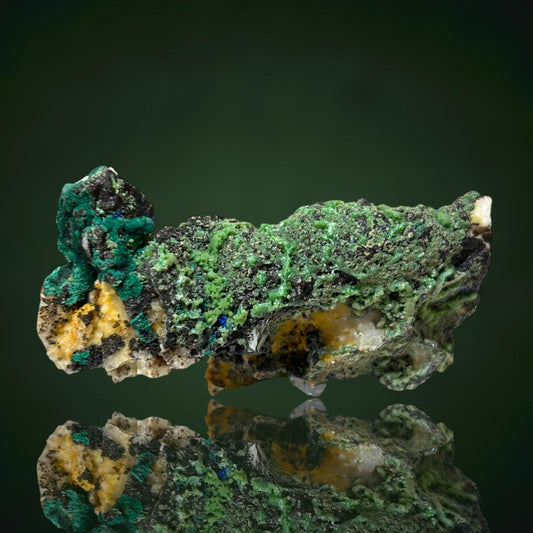 Pyromorphite & Brochantite - Glücksrad Mine, Oberschulenberg, Harz Mts