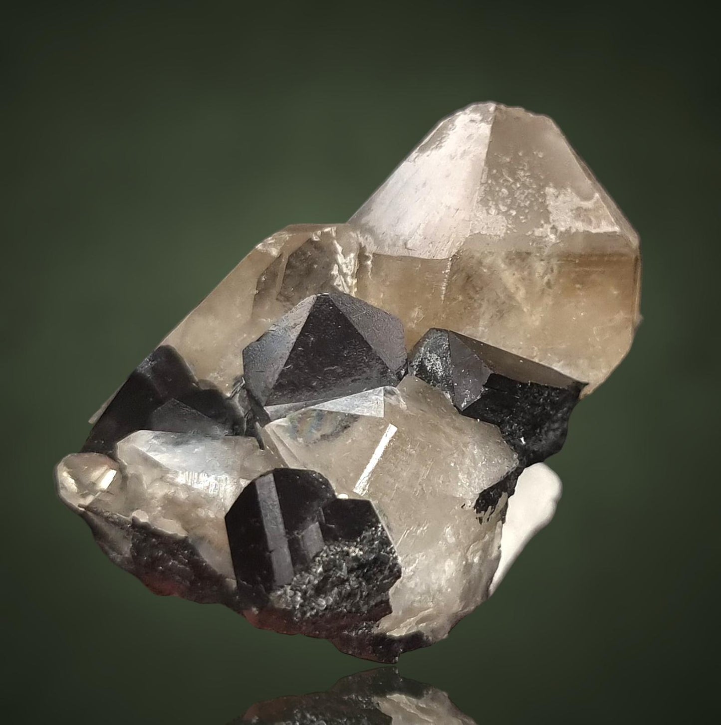 Smoky Quartz & Schorl - Erongo, Namibia